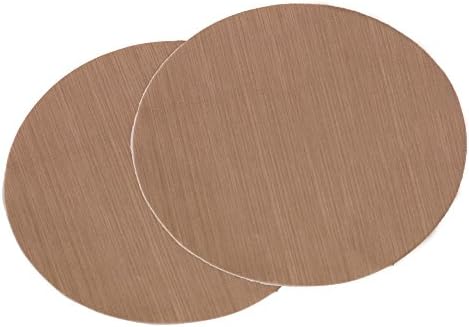 Bake-O-Glide Reusable Non-Stick Pre Cut Circles, Woven Glass Fabric Coated in 100% PTFE, Brown, 12-Inch