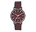 Nine West Round Rubber Strap Watch