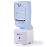 Automatic Touchless Soap Dispenser by Rickyaaron Brand - Liquid Volume Adjustable - Sensor Pump - Perfect for Toilet Wall Mounted - 26.4oz Capacity - White V-450