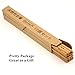 Bamber 10 Pairs Reusable Bamboo Chopsticks Set, 10 Inches Long Chopstick, Japanese Style