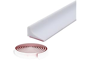 Shower Threshold Water Dam,Self Adhesive Silicone Waterproof Barrier Bathroom and Kitchen Shower Water Stopper Guard for Dry 