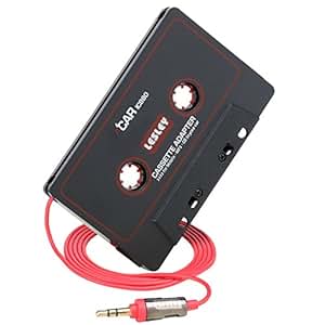 FORE&reg; Vintage Expressway Car Cassette Adapter Player for Old Car Traveling Driving Compatible with Cellphones, iPod, Mp3 Player Color Black