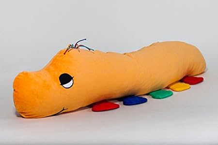 Fussel Füssler Tommschi Schlafkissen Schlaftier Seitenschläferkissen, 140x35 cm