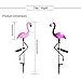 Elumaxon Flamingo Lawn Lamp - Garden Decor Solar Lights, Solar Flamingo Lights, Outdoor Decorative Stak, Solar Pink Flamingo Yard Ornaments (Pink)