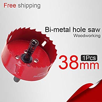 Generic 38mm 1.496in Bi-metal hole saw Core drill bit Power tools Metal Drilling Drill bit Woodworking Wood Drilling
