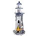 Starfish Wooden Lighthouse 10" High Nautical Themed Rooms Lighthouse Home Decor primary