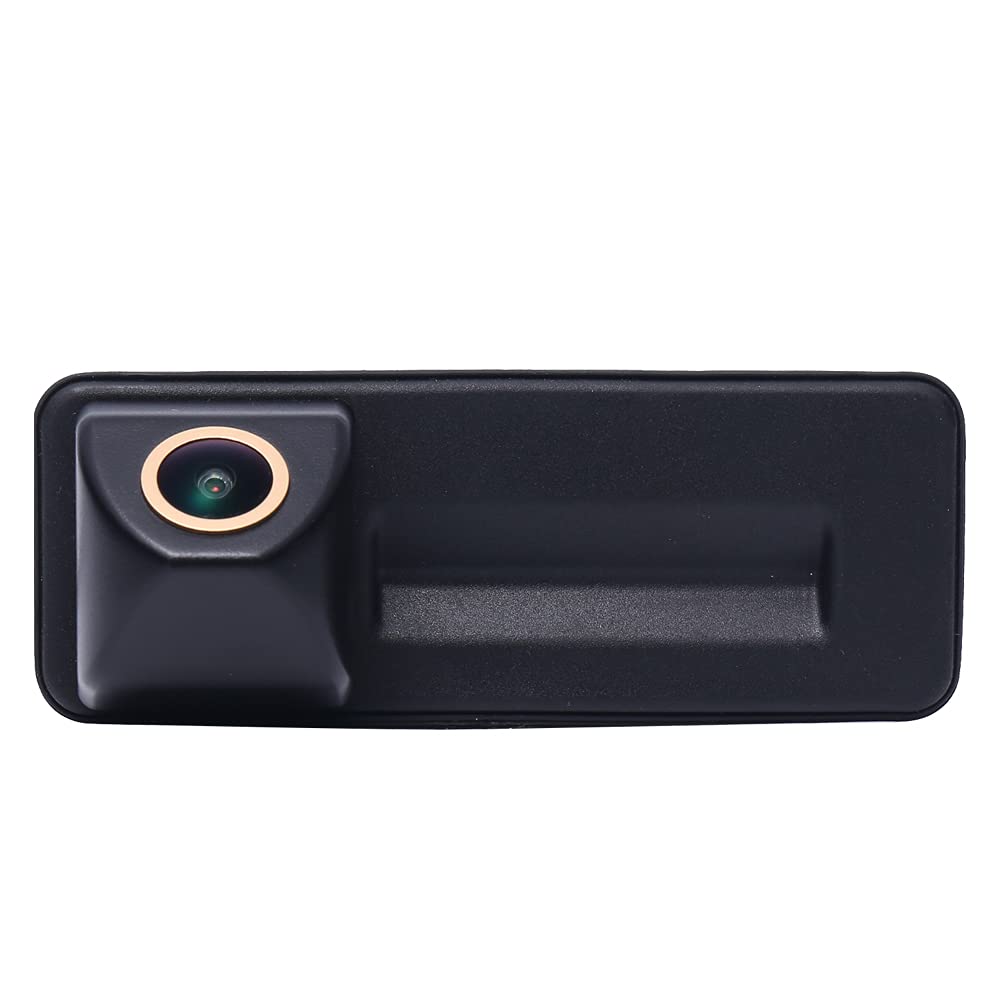 HD IP68 1280 Pixels Boot Handle Fisheye Lens Reversing Camera Colour Camera Parking Camera Night Vision Reversing System Parking Aid Compatible with VW SkodaSuperbYetiFabia