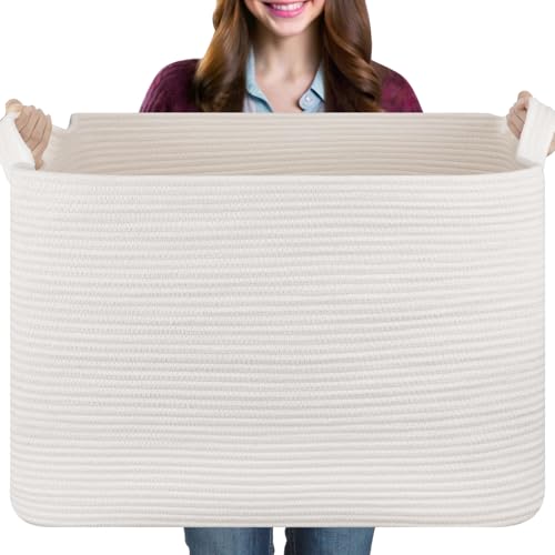 OIASKET 108L Extra Large Blanket Basket, 24.8