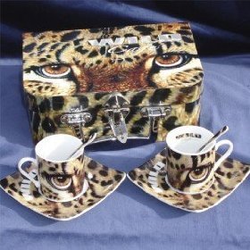 Wild Cafe Wild Cafe Leopard 7 Piece Lunch Box Set