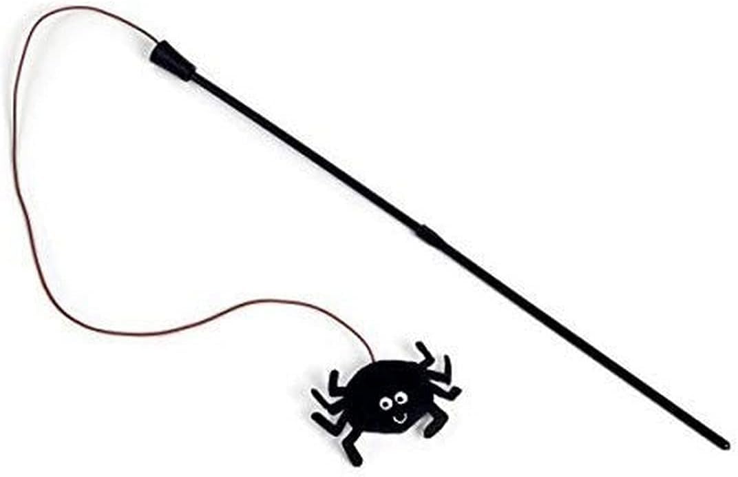 Petface Catnip Spider Teaser Interactive Cat Toy for Indoor and Outdoor Cats, Filled with Natural Catnip