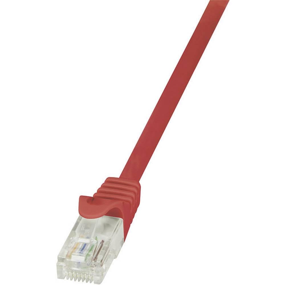 LogiLink CP1074U CAT5e U/UTP Patch Cable, 5 Meter Length, Red, Red, 5 Meter Length