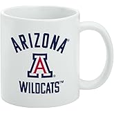 University of Arizona Official Logo Ceramic Coffee Mug, Novelty Gift Mugs for Coffee, Tea and Hot Drinks, 11oz, White