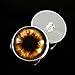 Teddy Bear Plushie Eyes 16mm Brown Glass Eyes Cabochons for Fantasy Art Doll Stuffed Animal Soft Sculptures or Jewelry Making Crafts Set of 2