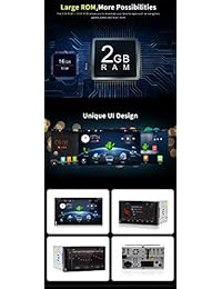 2 din Android 7.1 2G 32G Wifi Modelo 4 Core 6.95 "Universal Car DVD Reproductor de CD Soporte de navegación estéreo OBD2   DBA   Subwoofer   TPMS   Mirror Link   USB de hasta 128 GB Con cámara