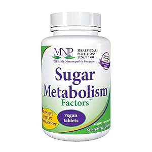 Image of Michael's Naturopathic Programs Sugar Metabolism Factors - 90 Vegan Tablets - Nutrients Support The Production of Insulin - Vegetarian, Gluten Free Kosher - 15 Servings