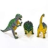 KandyToys 18 Piece Dinosaurs Play Set in Tub – Prehistoric Playset with Toy Dinosaurs and Play Mat