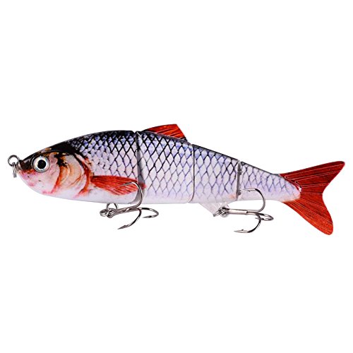 image for BOMSO 1pc Fishing Lure Swimbait Multi Jointed Artificial Bait Crankbai