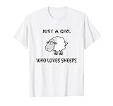 Just a Girl Who Loves Sheep T-Shirt Animal Spirit