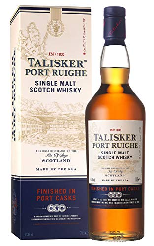 Talisker Port Ruighe - Single Malt Scotch Whisky, handverlesen von der Insel Skye, 45.8 Prozent vol, 700 ml Einzelflasche