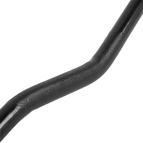 47-KurzhantelstangeCurlhantel-HantelstangeCurlstangeLanghantelstangeVerchromt-und-Geraendelt-mit-Federverschluessen-rutschfest-Hantel-Curlstange-SZ-StangeOlympia-HantelstangeSchwarz