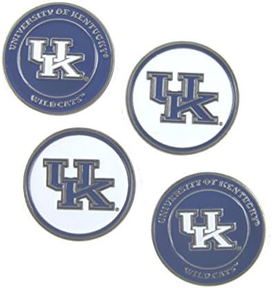 Kentucky Wildcats Double Sided UK Golf Ball Marker (Set of 4)