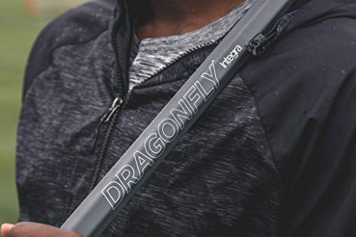 Epoch Lacrosse Shaft - Dragonfly Integra, 30" Soft-Flex iQ9, Concave, Made in USA, Removable End Cap, 1-Year Warranty, Grey - Thumbnail 3