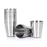 20pcs 30ml (1 Ounce) Stainless Steel Shot Glasses Set of 20