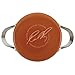 Rachael Ray Cucina Nonstick Casserole Dish/ Casserole Pan with Lid - 2.5 Quart, Pumpkin Orange