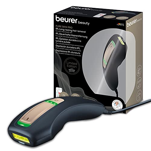Beurer IPL PureSkin Pro 5800 Epilatore a Luce Pulsata per risultati duraturi Compatto, Fino al 50% di peli in meno già dopo 3/4 trattamenti, 600.000 Impulsi Luminosi, 3 livelli di potenza