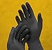 Adenna DLG675 Dark Light 9 mil Nitrile Powder Free Exam Gloves (Black, Medium) Box of 100