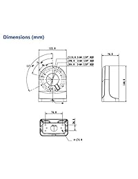 Dahua dh-pfb203 W impermeable soporte de pared para Dahua cúpula cámara IP ipc-hdw4431 °C-a, ipc-hdbw4431r-zs, ipc-hdbw4431r-s, ipc-hdbw4431r-as