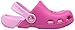 Crocs Unisex-Child Electro Clogs, Candy Pink/Carnation, 6 Toddler