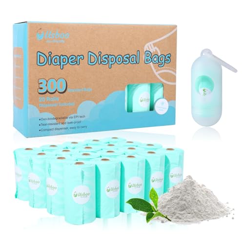 Diaper Bags Disposable for Baby, 20 Refill