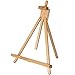 conda 31-1/2 inch A-Frame Easel, Adjustable Beechwood Tripod Display Stand, Holds Up to 27