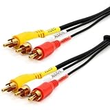 RiteAV RCA Audio Video Cable (6 feet)