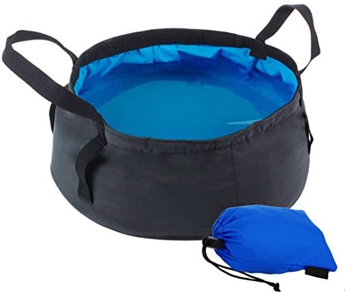 Multifunctional Collapsible Travel Outdoor Camping Hiking Wash Basin Folding Bucket With Bag