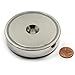 Neodymium Cup Magnet - 405 lb Pulling Power, 0.7 x 2.95