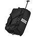 adidas Golf Medium Rolling Duffel Luggage, Black/White