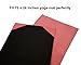 Zeenal Hot Yoga Towel, Non Slip with Anchor Fit Corners, Best Yoga Towel for Bikram and Hot Yoga class, FREE Carry Bag, 100% Microfiber , Super Absorbent (Coral, Adult)