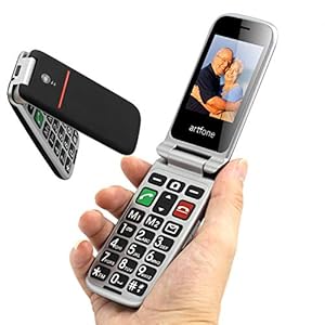 artfone Big Button Mobile Phone for Elderly, Senior Flip Mobile Phone Clam Dual SIM Free Unlocked Easy to Use Pay as You…