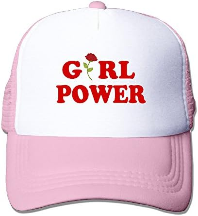 Girl Power Outdoor Mesh Hat Golf Snapback Cap Adjustable Pink