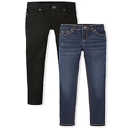 The Children's Place Girls Super Skinny Jeans,Black