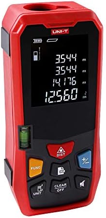 Laser Measure, GALOOK LM40 Laser Distance Meter 40m Range Finder Handheld Digital Measure Tool High-Precision Length Area Measurement with Bubble Level,Larger Backlit LCD,20 Group Data Storage