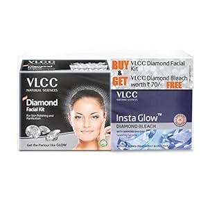 VLCC Diamond Facial Kit with Free Diamond Bleach, 30 g
