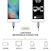 CBoner iPhone Cable,3Pack 10FT Nylon Braided Cord Lightning Cable Certified to USB Charging Charger for iPad,iPod Nano 7,iPhone 7/7 Plus,6/6 Plus/6S/6S Plus,SE/5S/5 (Gray White,10FT)