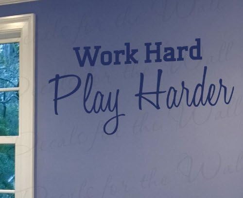 Amazon Com Work Hard Play Harder Inspirational Motivational