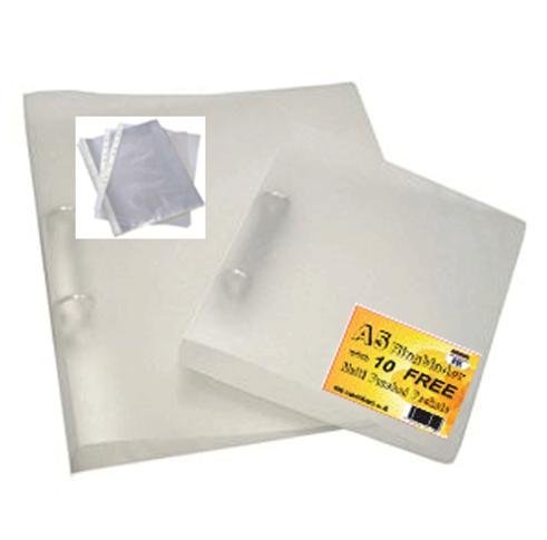 Ark A5 15mm Ring Binder+10 Free Pockets (A5 Slim Ring Binder)