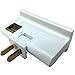 Electriduct 3 Outlet 2 Prong Polarized Lateral Swivel Wall Tap Adapter - 15 Amp, 125-Volt - White - 3 Pack