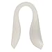 Paper Quilling Strips Set, 600 Strips DIY Quilling Art Paper 3mm Width Pure Color Origami Paper Hand Craft Decoration 12 Colors Quilling White Paper (White)