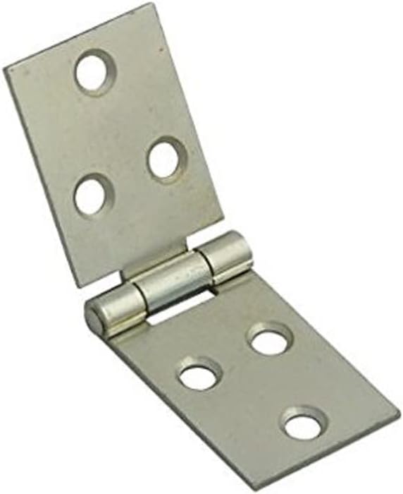 Merriway BH03845 Back Flap Hinge Self Colour 25 mm Pack of 2